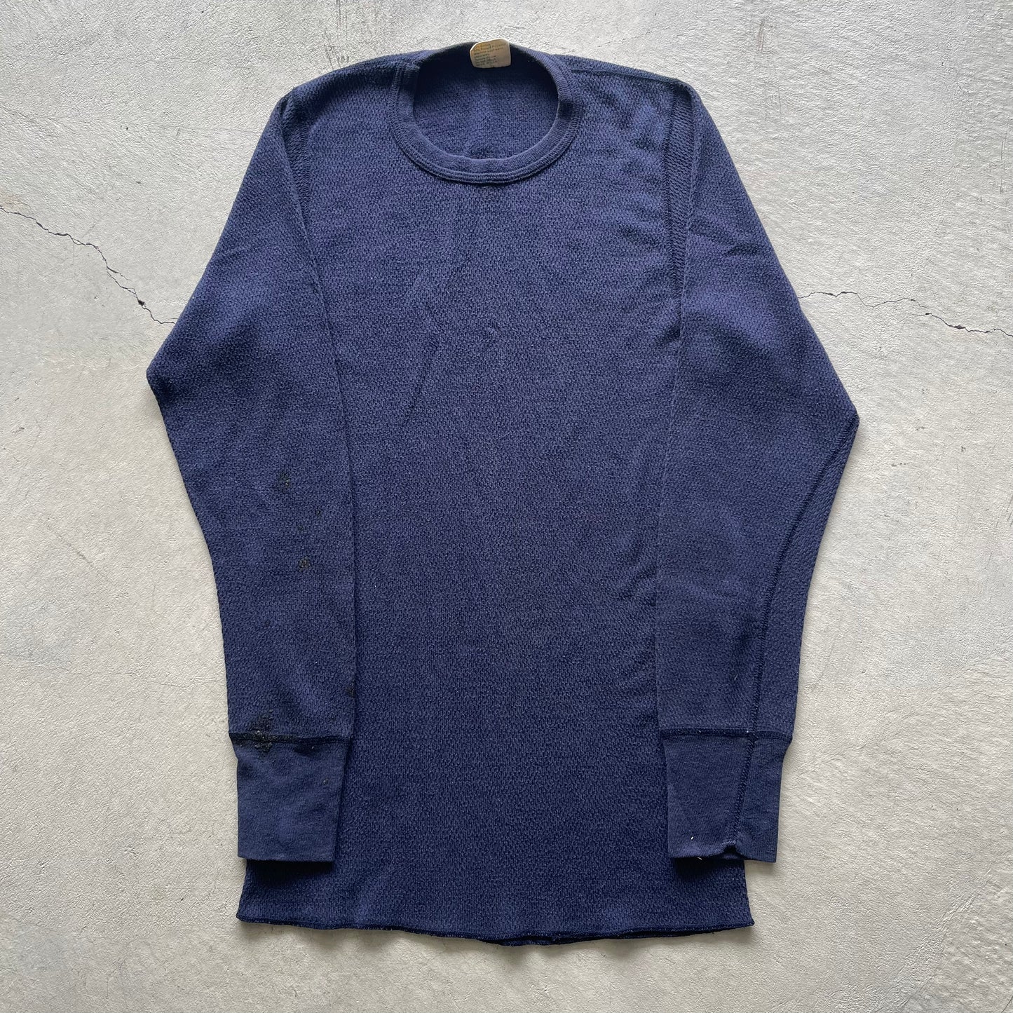 80s Navy Blue Thermal- M