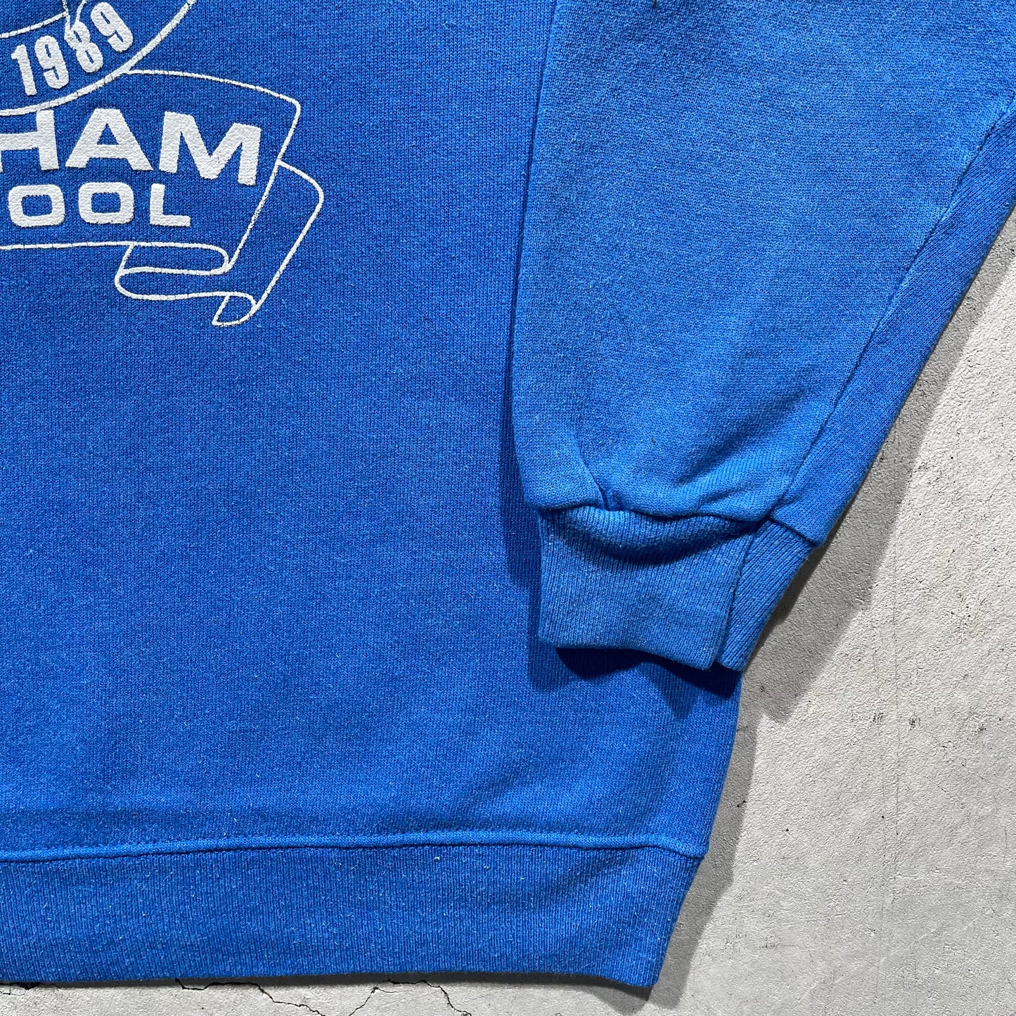 80s Raglan School Sweatshirt- S