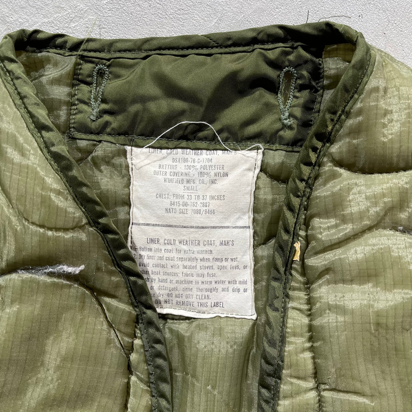 70s Army Liner Jacket- M