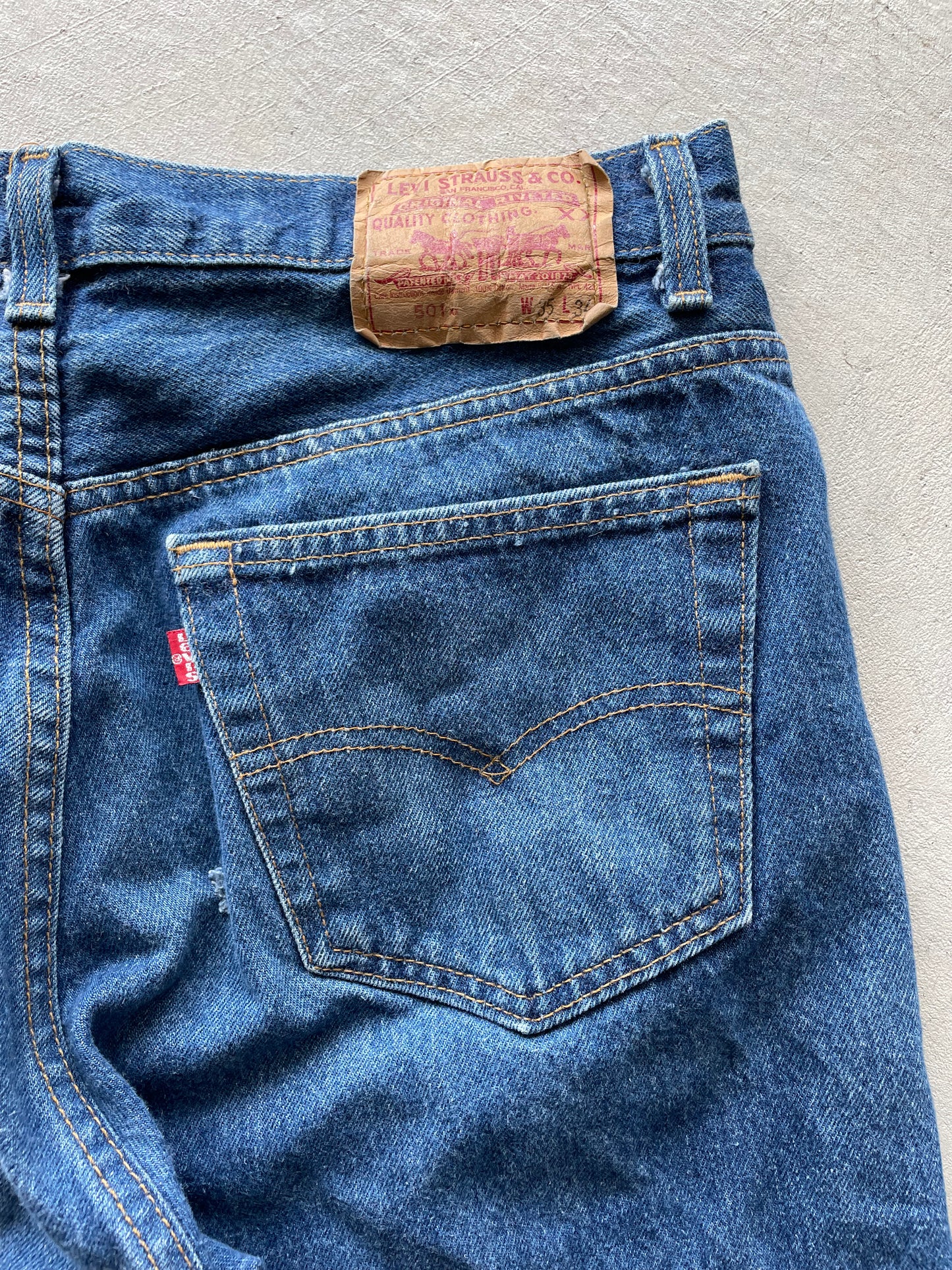 80s Levi's 501 Jorts- 33x6