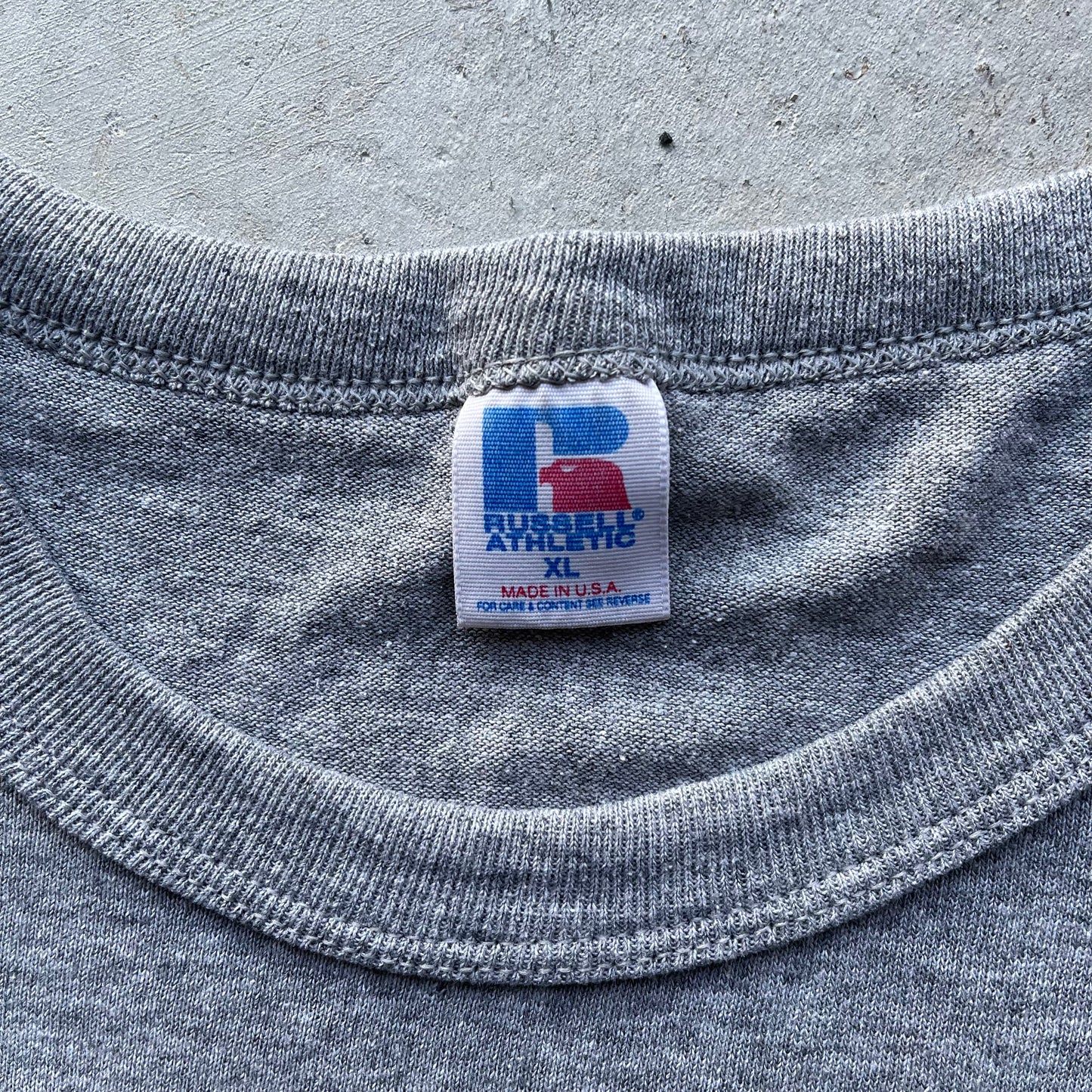 80s Russell Basketball Tee- XL