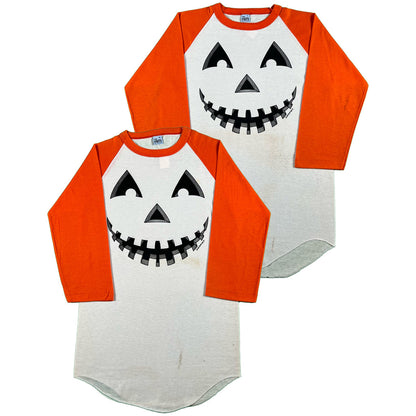 70s Raglan Cut Jack O'Lantern Tees- SELECT TEE