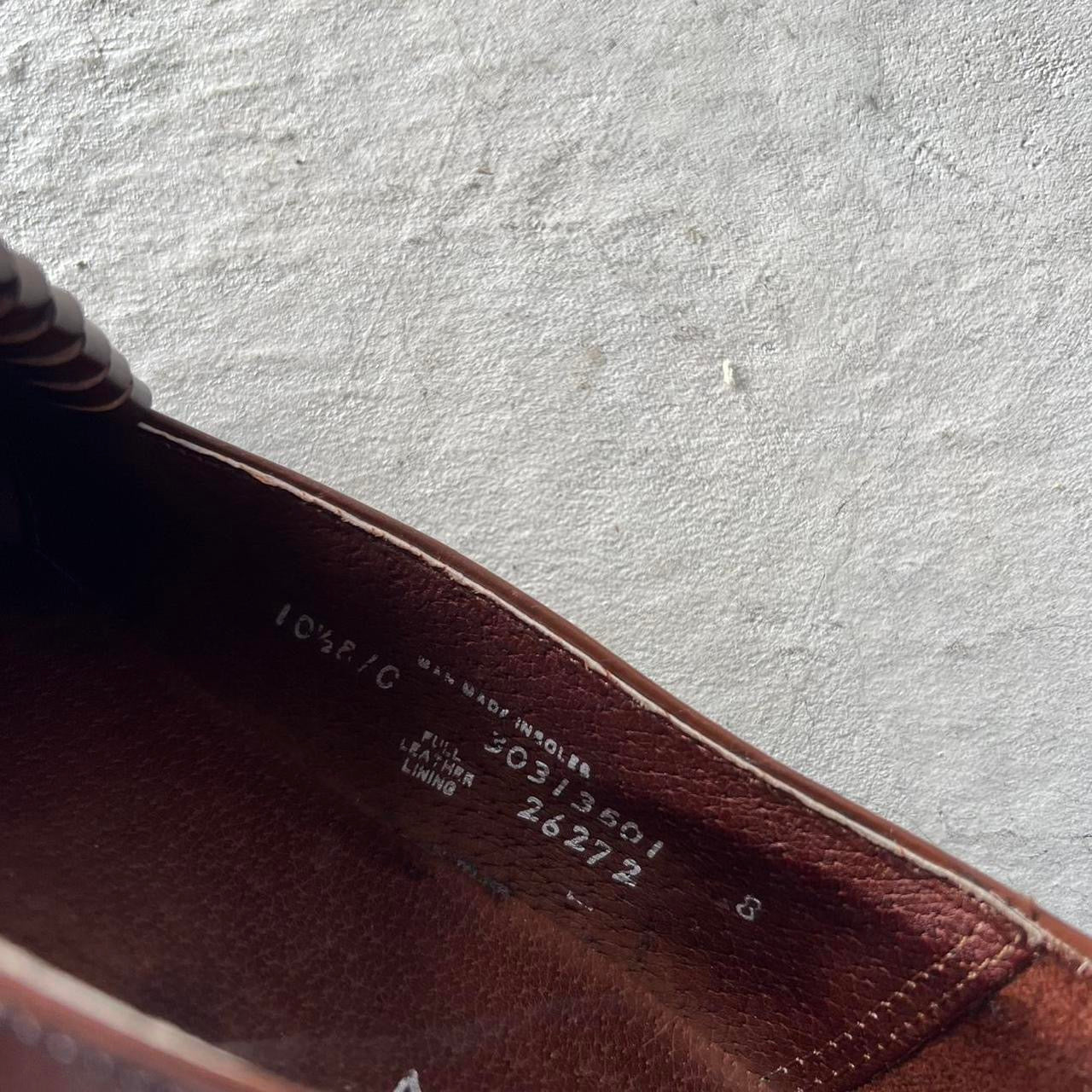 90s Brown Leather Tassel Loafers- M's 10.5, W's 12