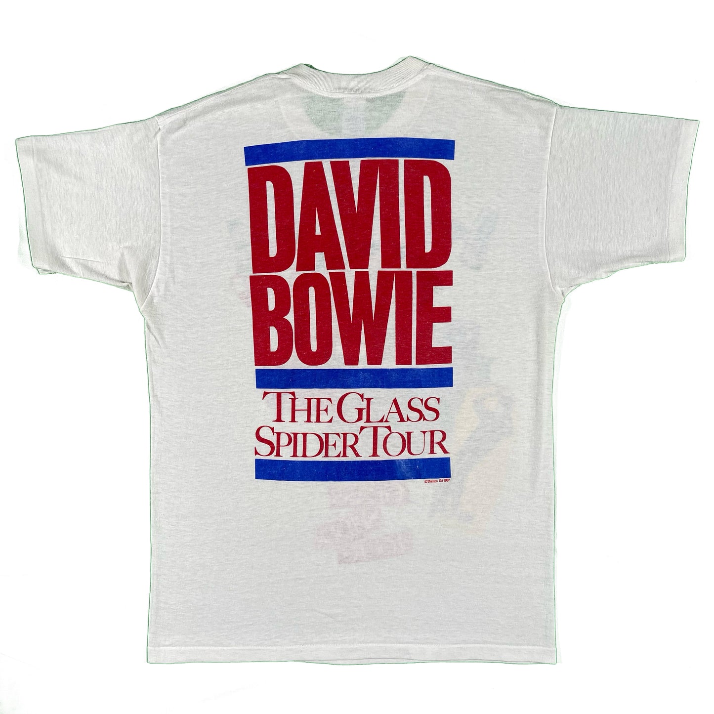 80s David Bowie Glass Spider Tour Tee- L