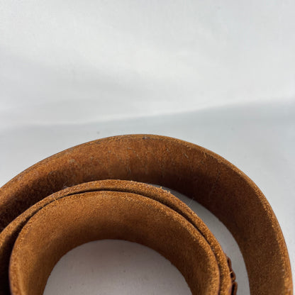 60s Brauer Bros. Gun Shell Leather Belt- 24"-28"