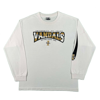00s University of Idaho Short & Long Sleeve Tee Combo- XL