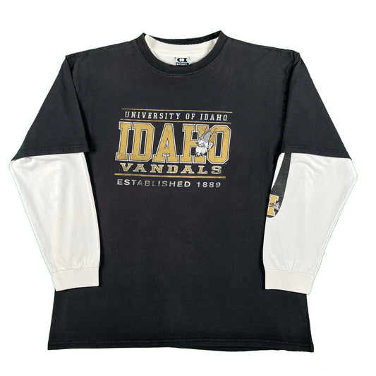 00s University of Idaho Short & Long Sleeve Tee Combo- XL