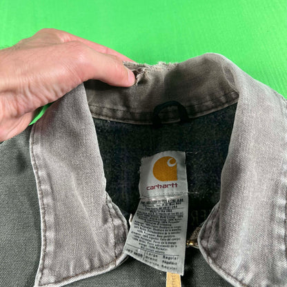 00s Carhartt Moss Green Detroit Jacket- L