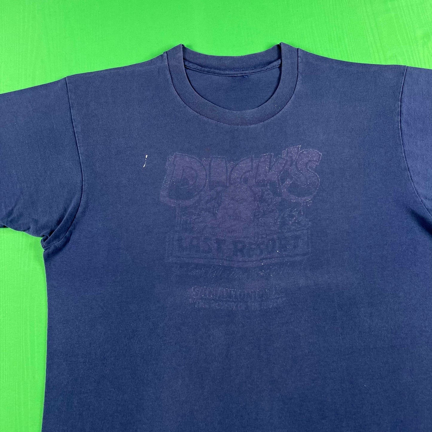 90s Dick's Ghost Print Tee- L