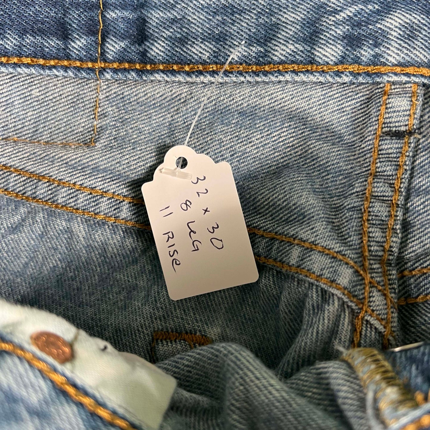 00s Nicely Faded Levi's 501 Denim- 32x30