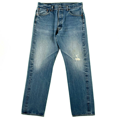 00s Nicely Faded Levi's 501 Denim- 32x30