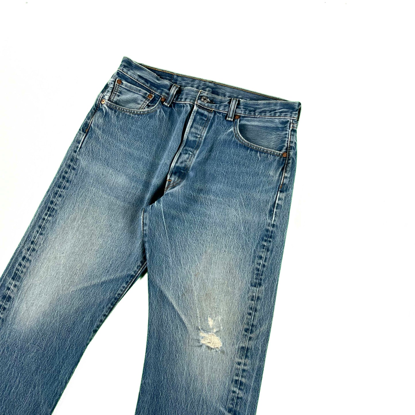 00s Nicely Faded Levi's 501 Denim- 32x30