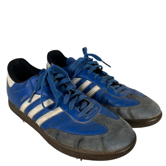 Blue Adidas Samba Golf Shoes- M's 11, W's 12.5