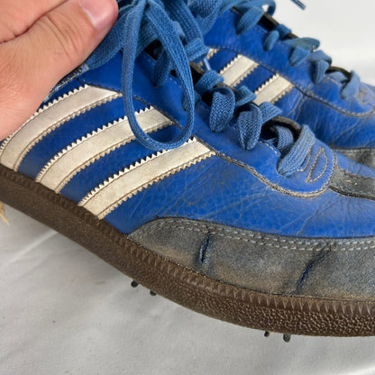 Blue Adidas Samba Golf Shoes- M's 11, W's 12.5