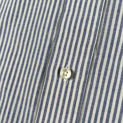 80s 'Boston Traders' Striped Button Up Shirt- M
