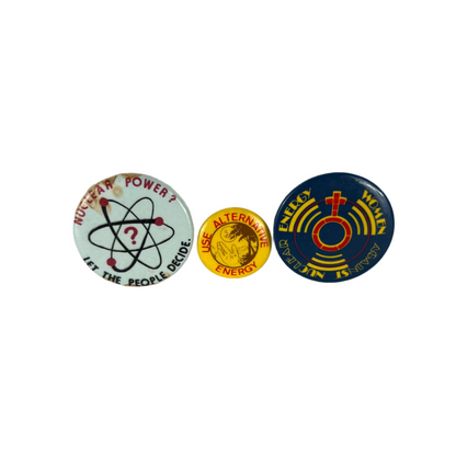 Vintage ANTI Nuclear Pin Pack