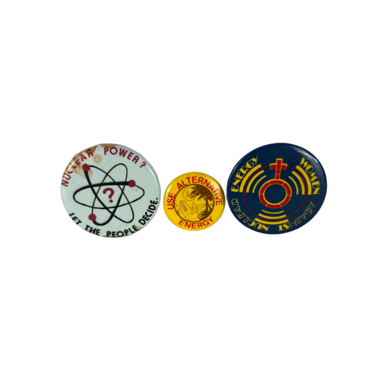 Vintage ANTI Nuclear Pin Pack