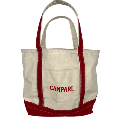 Campari Canvas Zip Up Tote Bag