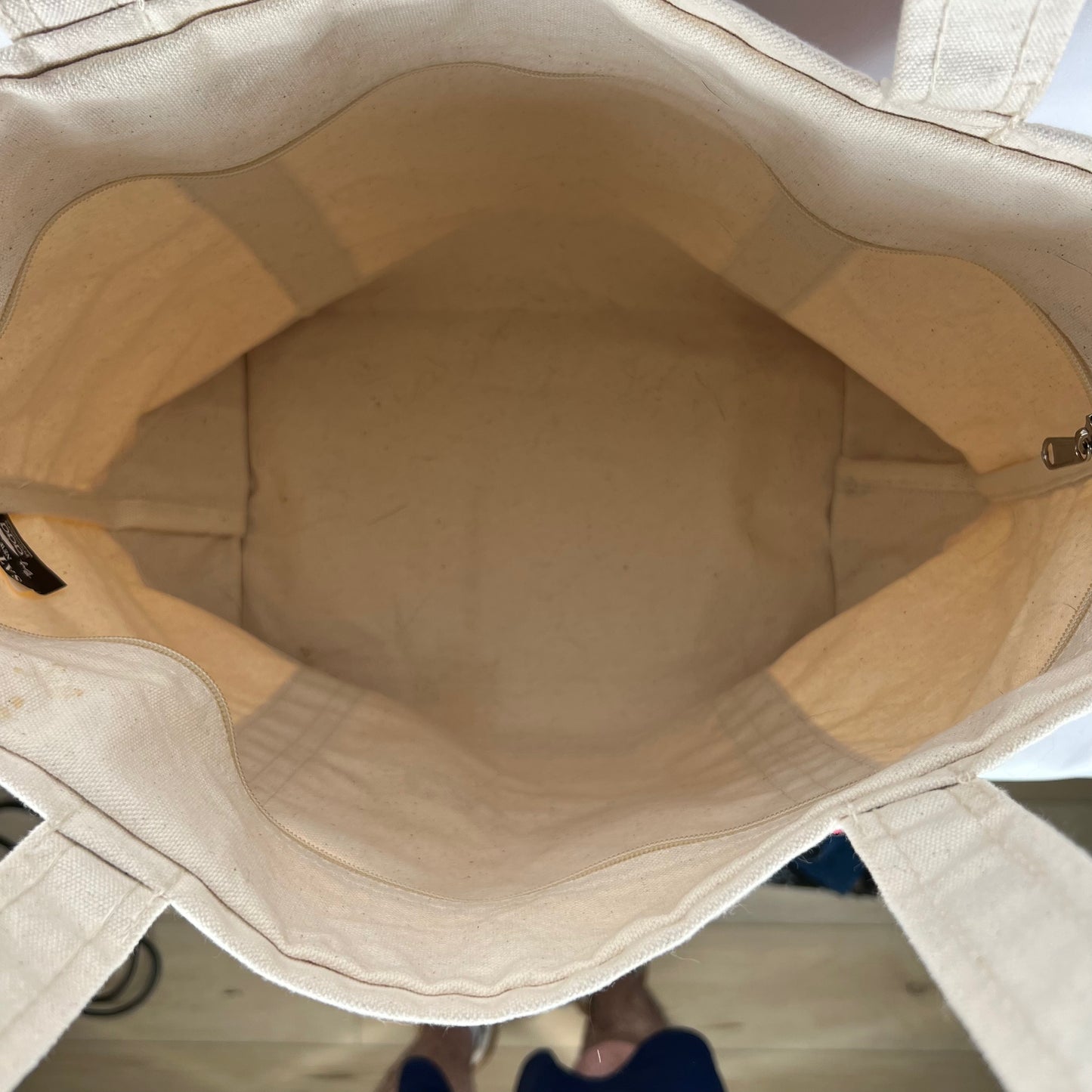 Campari Canvas Zip Up Tote Bag