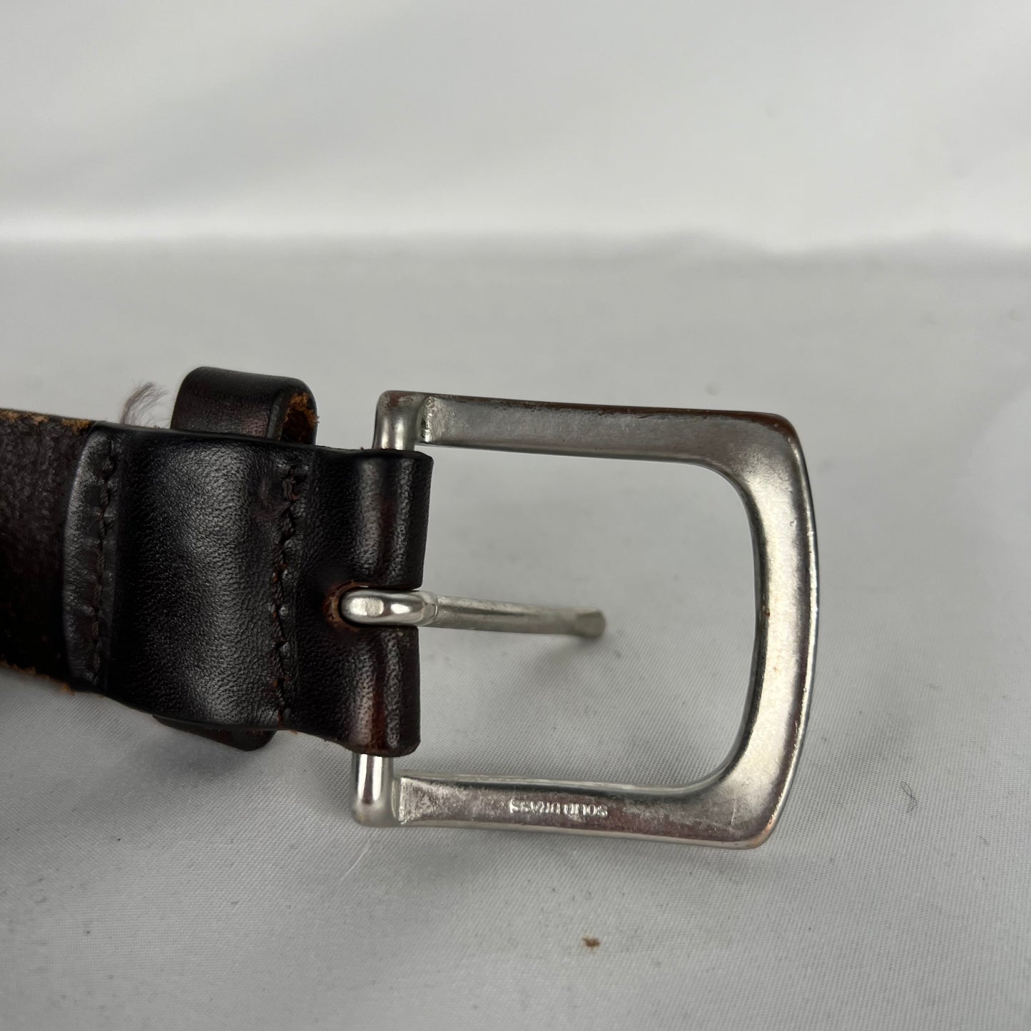 00s Gap Mocha Brown Leather Belt- 34"-38"