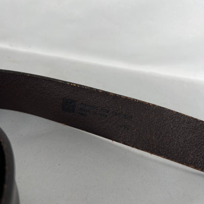 00s Gap Mocha Brown Leather Belt- 34"-38"