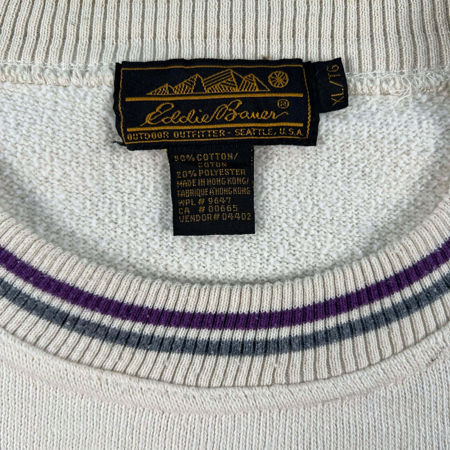 90s Eddie Bauer Polar Express Sweatshirt- XL