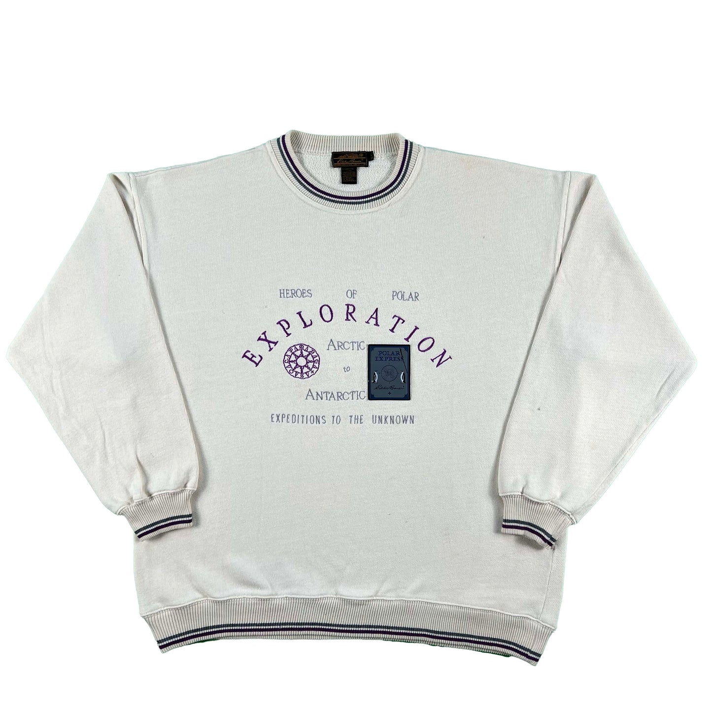 90s Eddie Bauer Polar Express Sweatshirt- XL