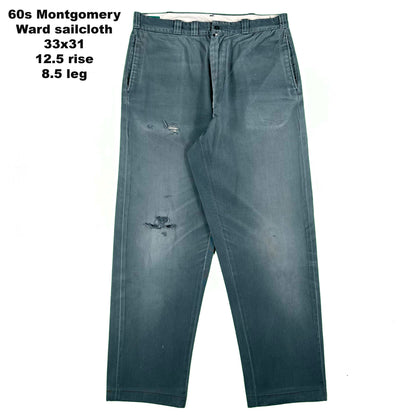 50s/60s Cotton Work Chinos- SELECT PAIR