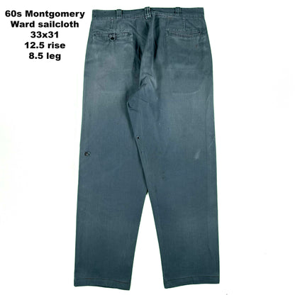 50s/60s Cotton Work Chinos- SELECT PAIR