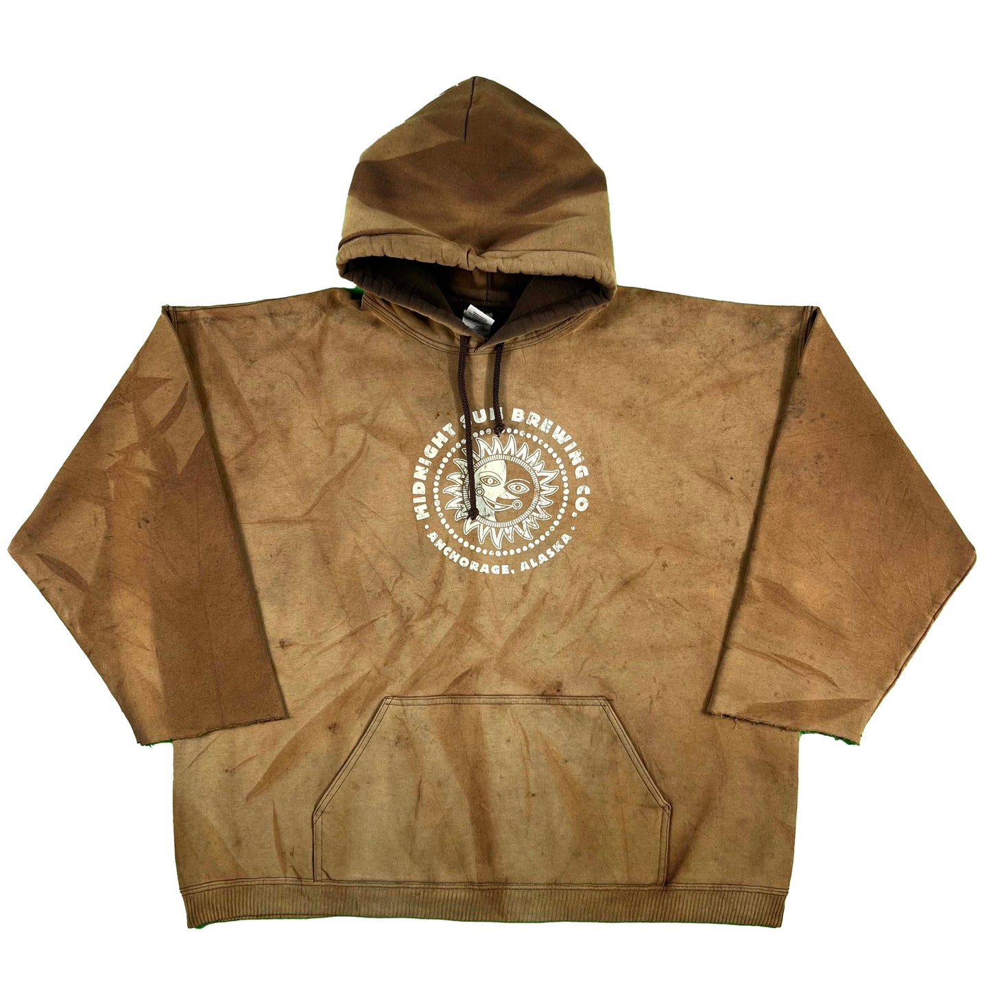 Extremely Sun Faded Alaskan 'Sun Brewing Co.' Hoodie- XXL