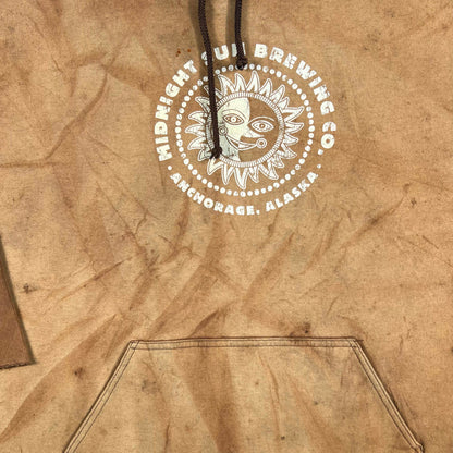 Extremely Sun Faded Alaskan 'Sun Brewing Co.' Hoodie- XXL