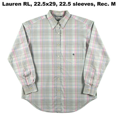 Vintage Ralph Lauren 100% Cotton Button Up Shirts- SELECT SHIRT