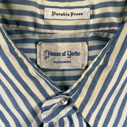 70s Perfectly Lightweight Striped Oxford Shirt- M