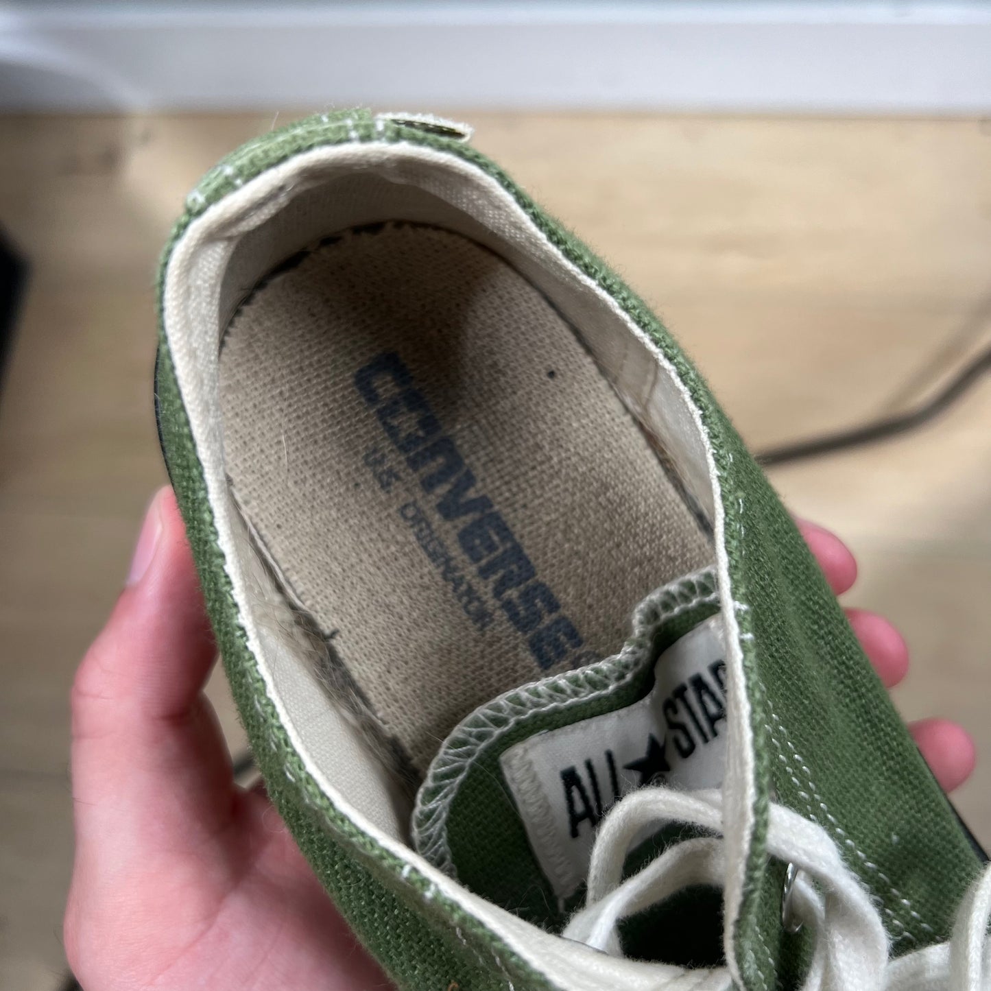 00s Hemp Converse- M's 5, W's 6.5