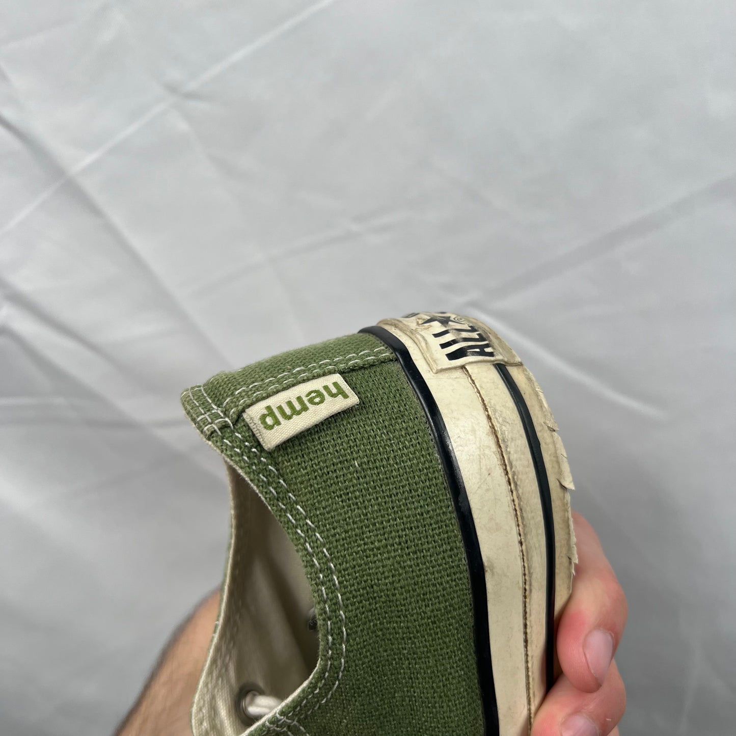 00s Hemp Converse- M's 5, W's 6.5