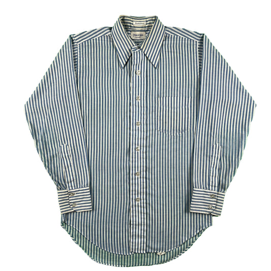 70s Perfectly Lightweight Striped Oxford Shirt- M