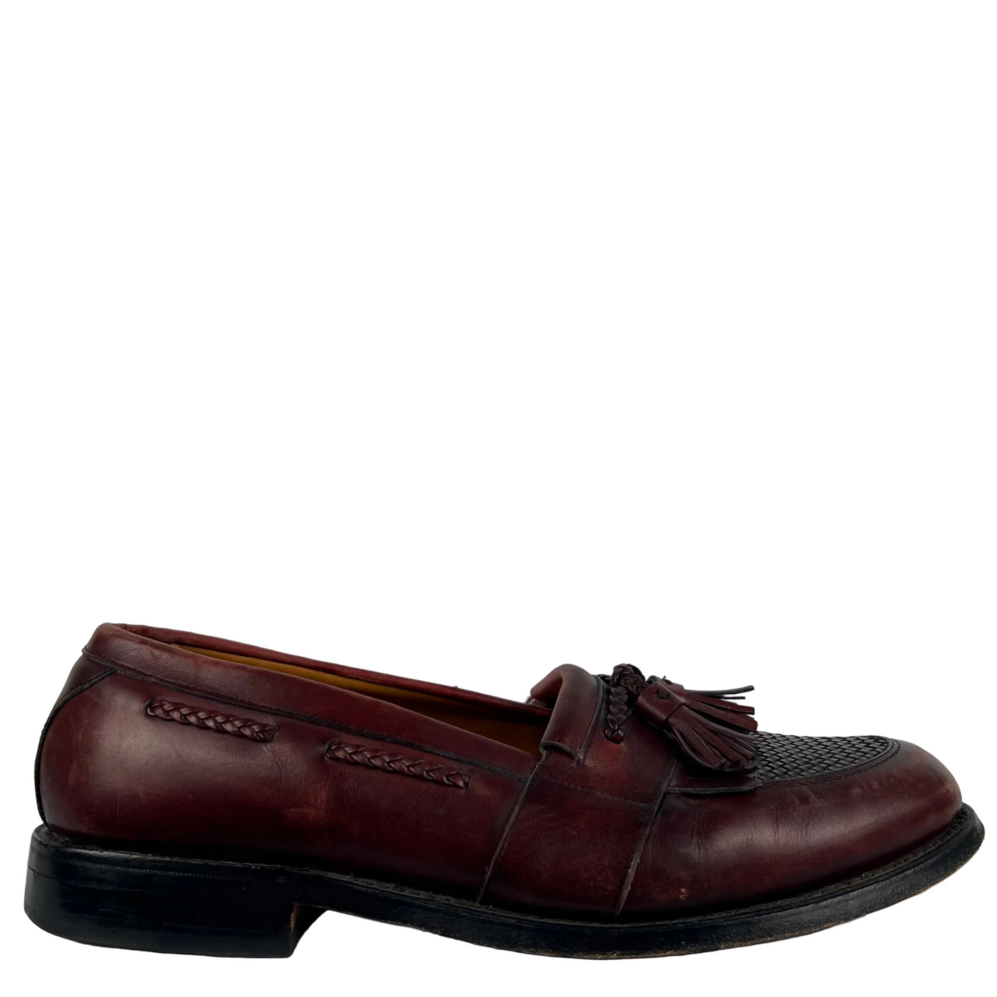 00s Allen Edmonds Braided Leather Tassel Loafers- M's 9, W's 10.5