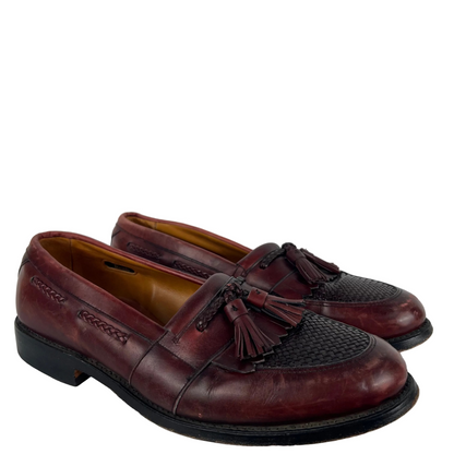 00s Allen Edmonds Braided Leather Tassel Loafers- M's 9, W's 10.5