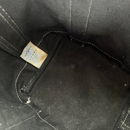 Lands' End XS Black Canvas Tote Bag