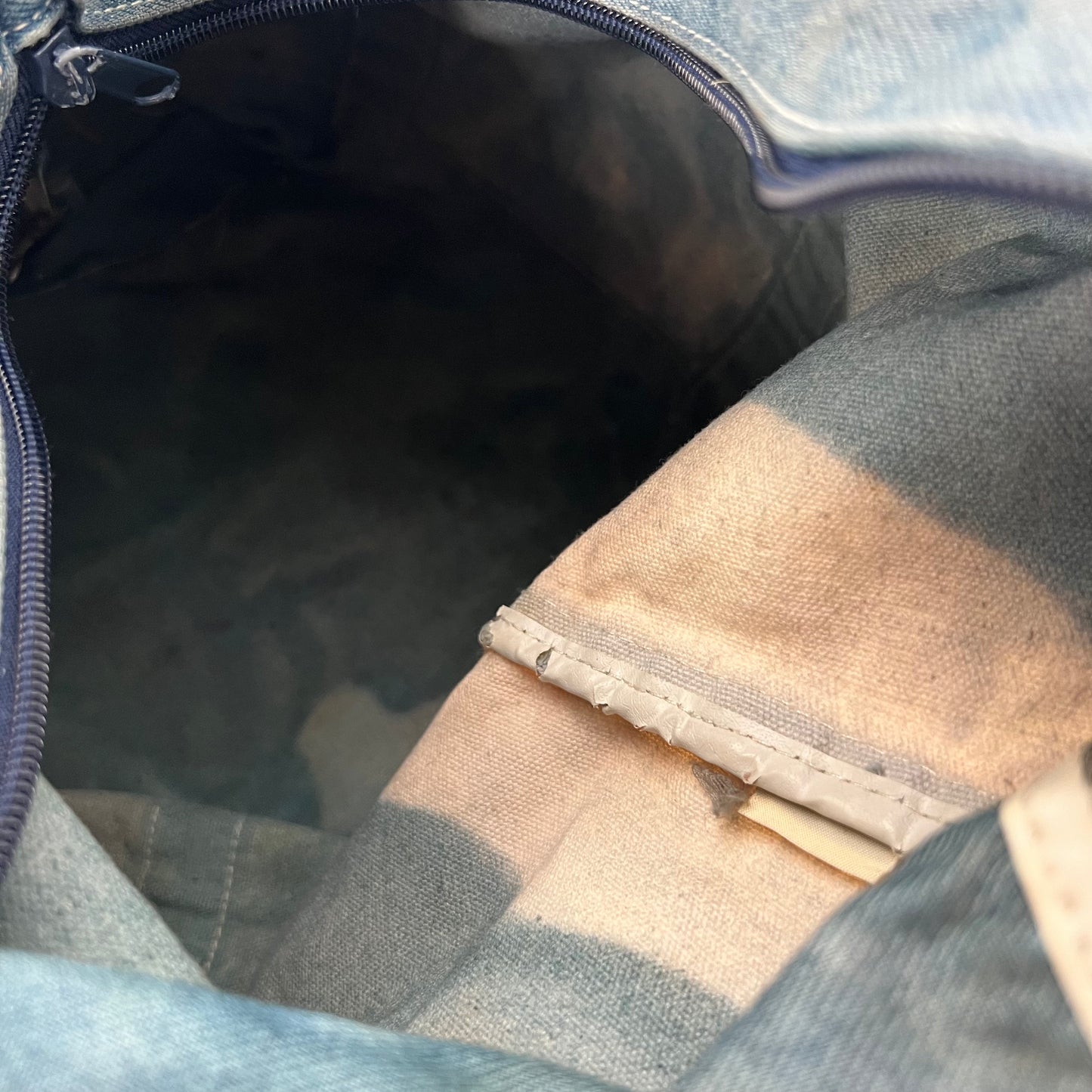 00s Well Loved Canvas & Denim Tote Bag