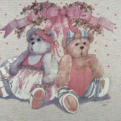 90s Striped Pink Teddy Bears, Angels, & Dogs Tees- SELECT SHIRT