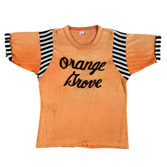 50s 'Orange Grove' Russell Durene Jersey- XS