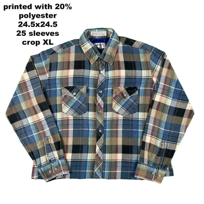 Vintage 100% Cotton Printed Flannel Shirts- SELECT SHIRT