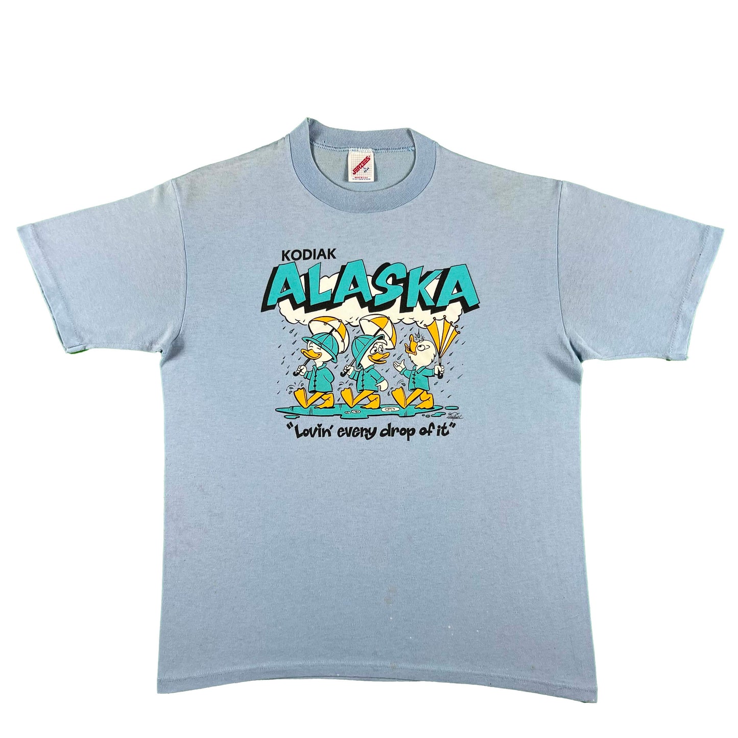80s Kodiak Alaska "Lovin' every drop of it" Tee- M