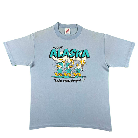 80s Kodiak Alaska "Lovin' every drop of it" Tee- M
