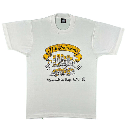 90s Bill Johnston's Pirate Weekend Tee- L