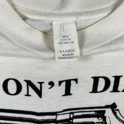 90s ' I Don't Dial 911' Tee- XL