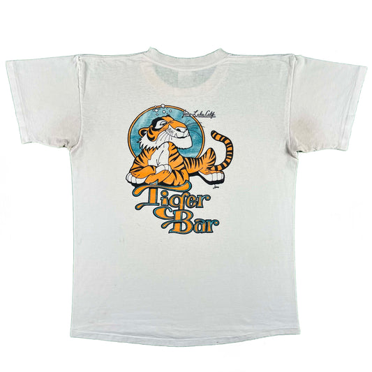 90s June Lakes Tiger Bar Tee- L