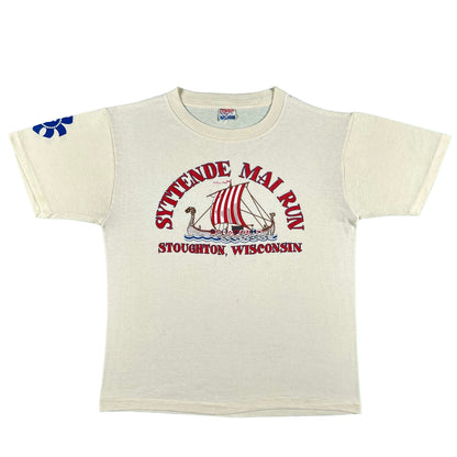80s Wisconsin Syttende Mai Run Tee- L