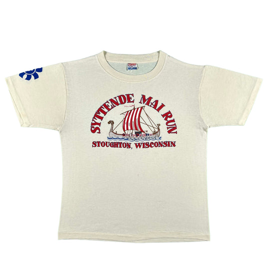 80s Wisconsin Syttende Mai Run Tee- L